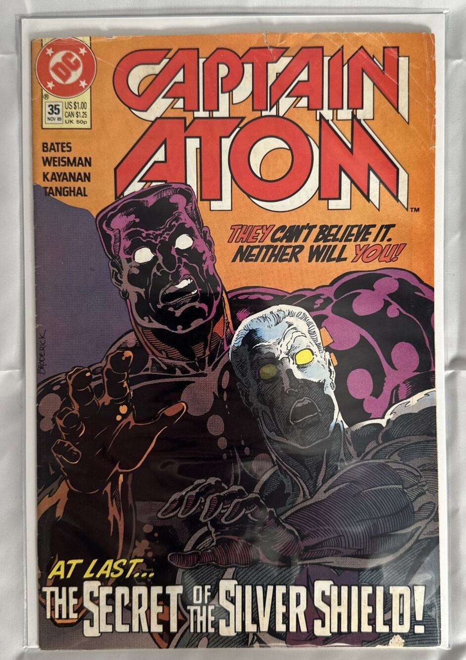 Captain Atom #35 (Nov 1989) - DC Comics - Secret of the Silver Shield